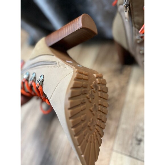 NEW Steve Madden Karey Leather Pointed Toe Ankle Boots Shoes  Size 5 - Picture 4 of 6